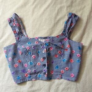 Cute Flower Crop Top